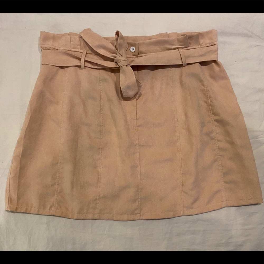Blush Belted Skirt - Picture 9 of 13
